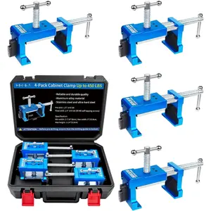 4-Pack Cabinet Clamps,  Frame Clamps for Installing Cabinets, 450 lbs Load