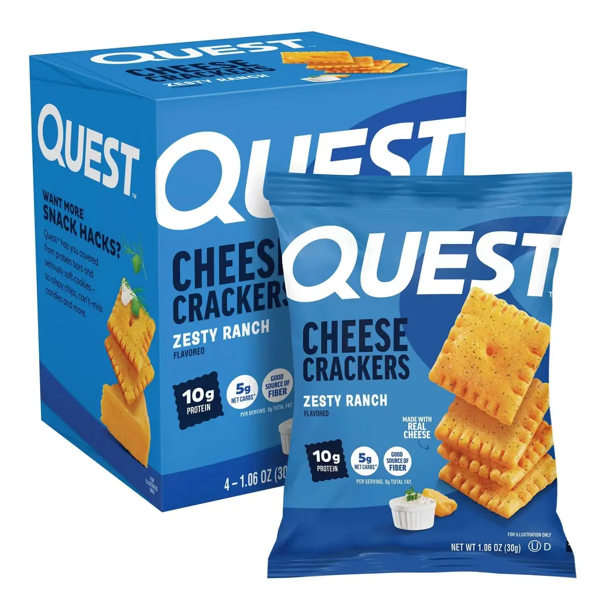 Quest Nutrition Protein Cheese Crackers Quest Nutrition Protein Cheese Crackers