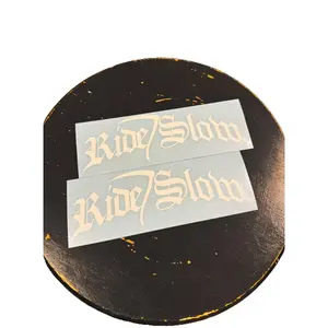 RIDE SLOW SCYTHE DECALS Car Sticker Vinyl For Car Car Window Stickers Universal Car Sticker