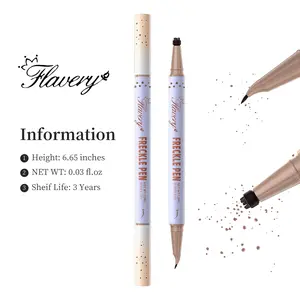 2-in-1 Dual Ended Microblading Freckle Pen& Freckle Stamp,Waterproof Freckle Stamp& Precise 15°Tip for Natural Lifelike FreckleMakeup,Perfect Make up,Last 24Hrs.