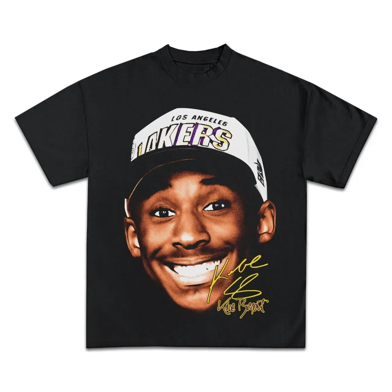 Kobe Bryant Draft Day Baskettball Graphic T-Shirt Graphic Retro Lakers Legend Tee
