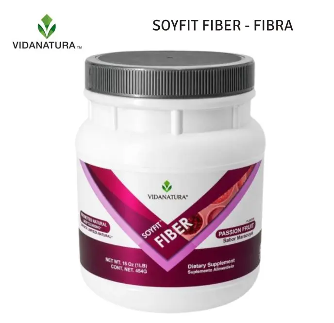 VIDANATURA SoyFit Fiber – Passion Fruit Dietary Fiber Supplement | Sugar Free | 16 oz (454 g)