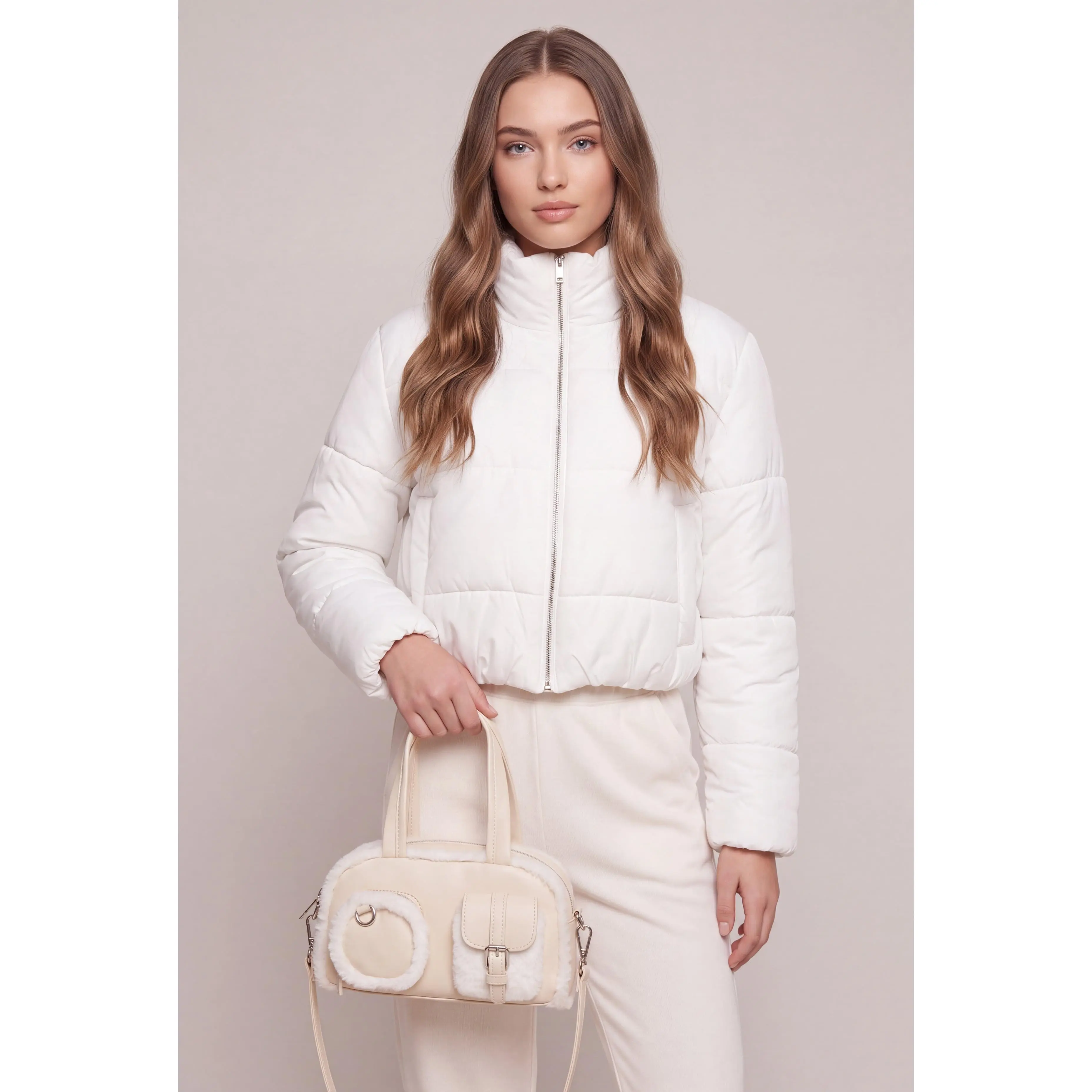 Crop Puffer Jacket