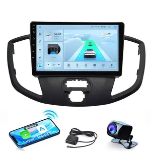 Android Radio for 【Ford Transit 2015 2016 2017 2018】 with Wireless Carplay/Android Auto, Car Radio Stereo 9 Inch Touch Screen for Transit with WiFi GPS Navigation/Bluetooth/Backup Camera 2+64G/4+64G
