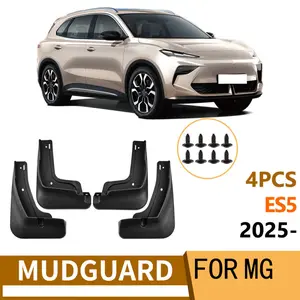 for MG ES5 2025 4-piece car mudguard set, suitable for all seasons, effectively protect against road debris, easy to install, protects wheels, and is a stylish accessory.