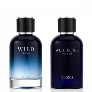 VLONIS Wild & Wild Elixir Perfume Set for Men | Eau de Parfum | Long Lasting Masculine Fragrance 2×100ml