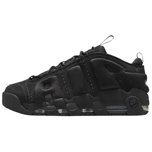 Nike Air More Uptempo Low top Vintage Basketball Shoes Unisex Black IM6649-001