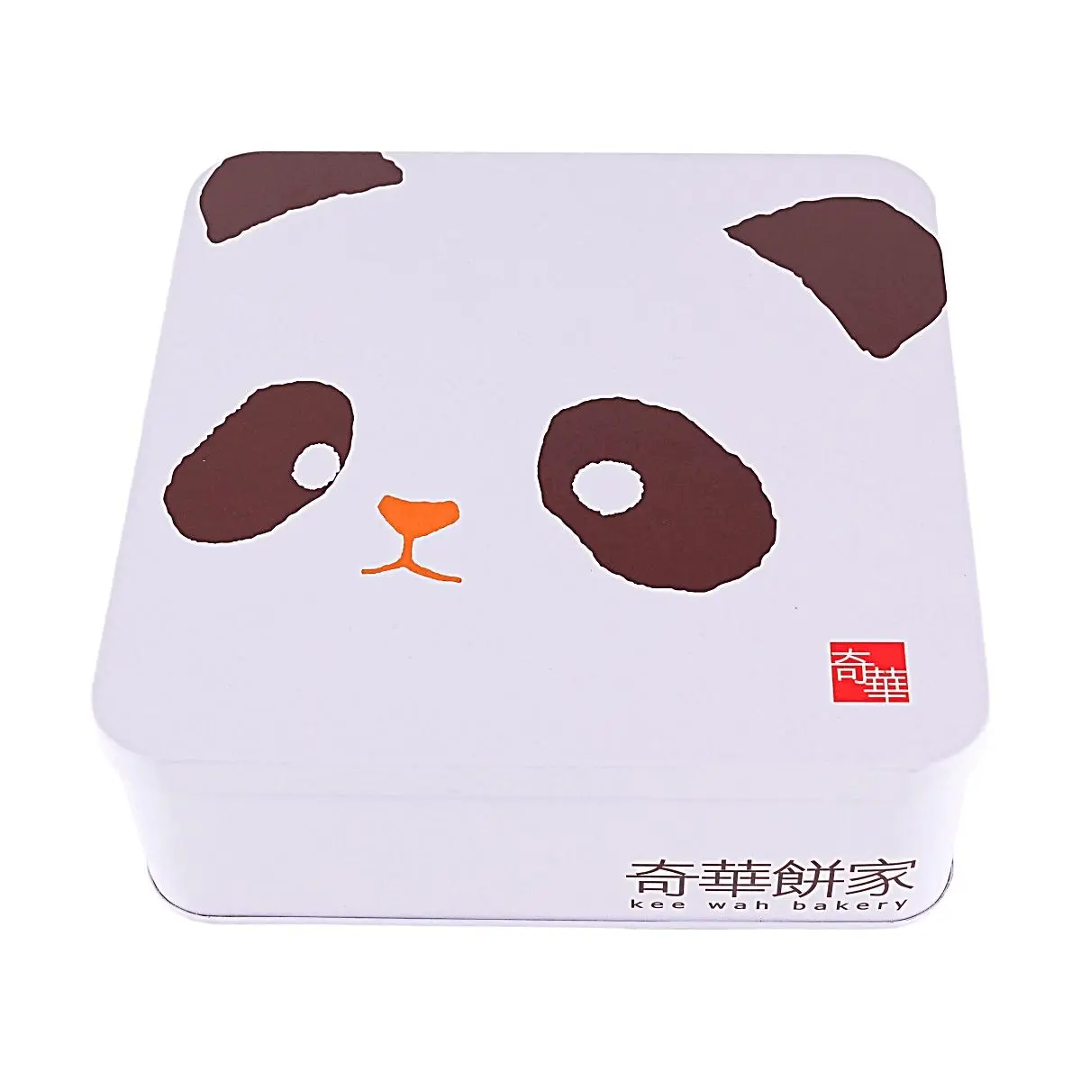 Kee Wah Bakery Panda Butter Cookies Gift Box - 18 pcs Handmade Shortbread Biscuits 198g - Cute Animal Snack for Kids & Adults, Perfect Hong Kong Souvenir