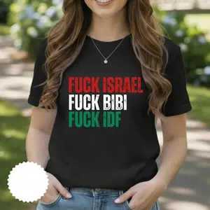 Pro Palestine T-Shirt: Anti Zionist Political Statement
