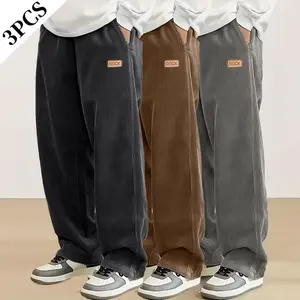 Men's Fashion Versatile Outdoor Casual Trousers Men's Four Seasons Sports Casual Pants Athletic Bottoms High Rise Bottoms