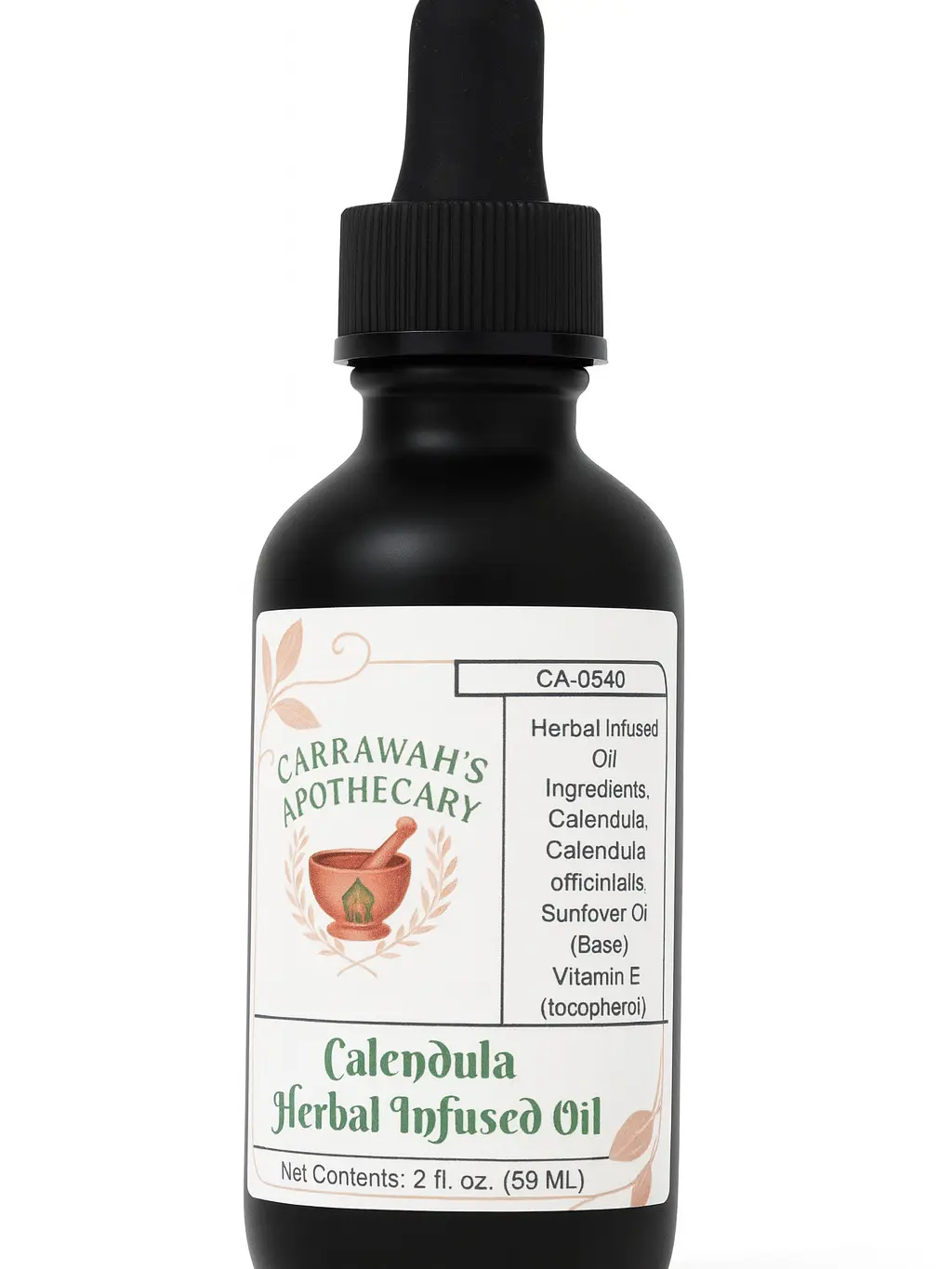 Carrawah’s Apothecary Premium Therapeutic Mullein Leaf Herbal Infused Oil - 2 oz, Fragranced for Aromatherapy, Healthcare, Respiratory Aid & Breath Support