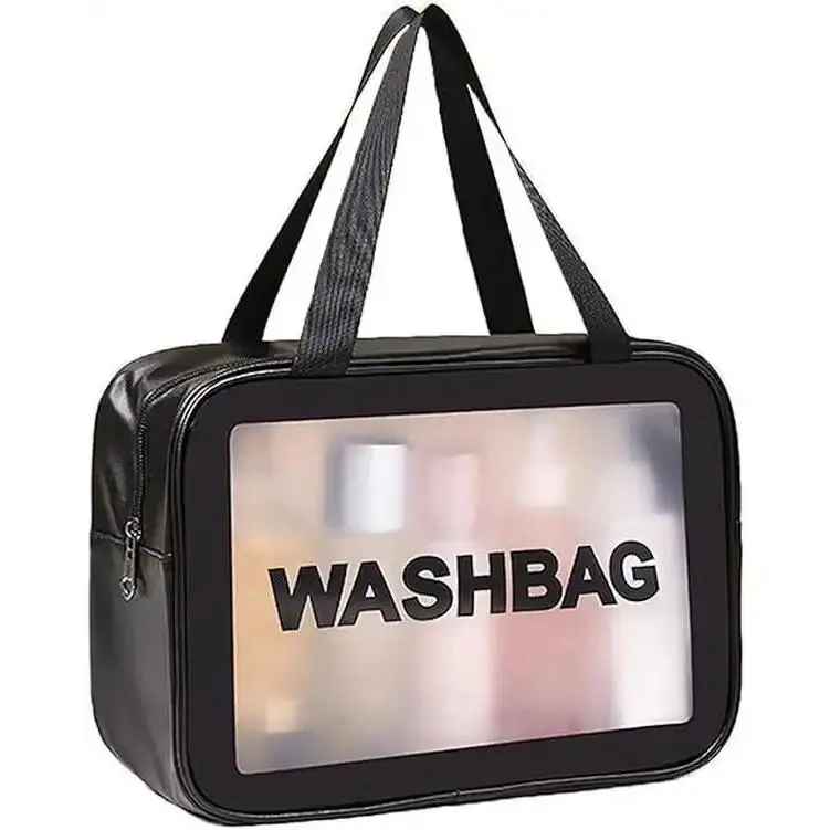Travel Toiletry Bag for Women and Men, Matte Translucent Toiletry Bag with Handy Handle, Makeup Cosmetic Organizer Bag for Travel Toiletries Accessories vanity  bag vanity  purse backpack  purse