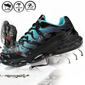 Comfortable Lightweight Steel & Composite Toe Work Shoes - Indestructible Cushioned Safety Sneakers for Men and Women