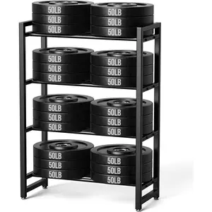 1100 lb | 4 Tier,390 lb | 3 Tier Dumbbell Rack, Weight Rack for  Gym