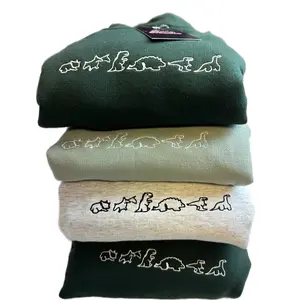 Dinosaur Embroidered Sweatshirt