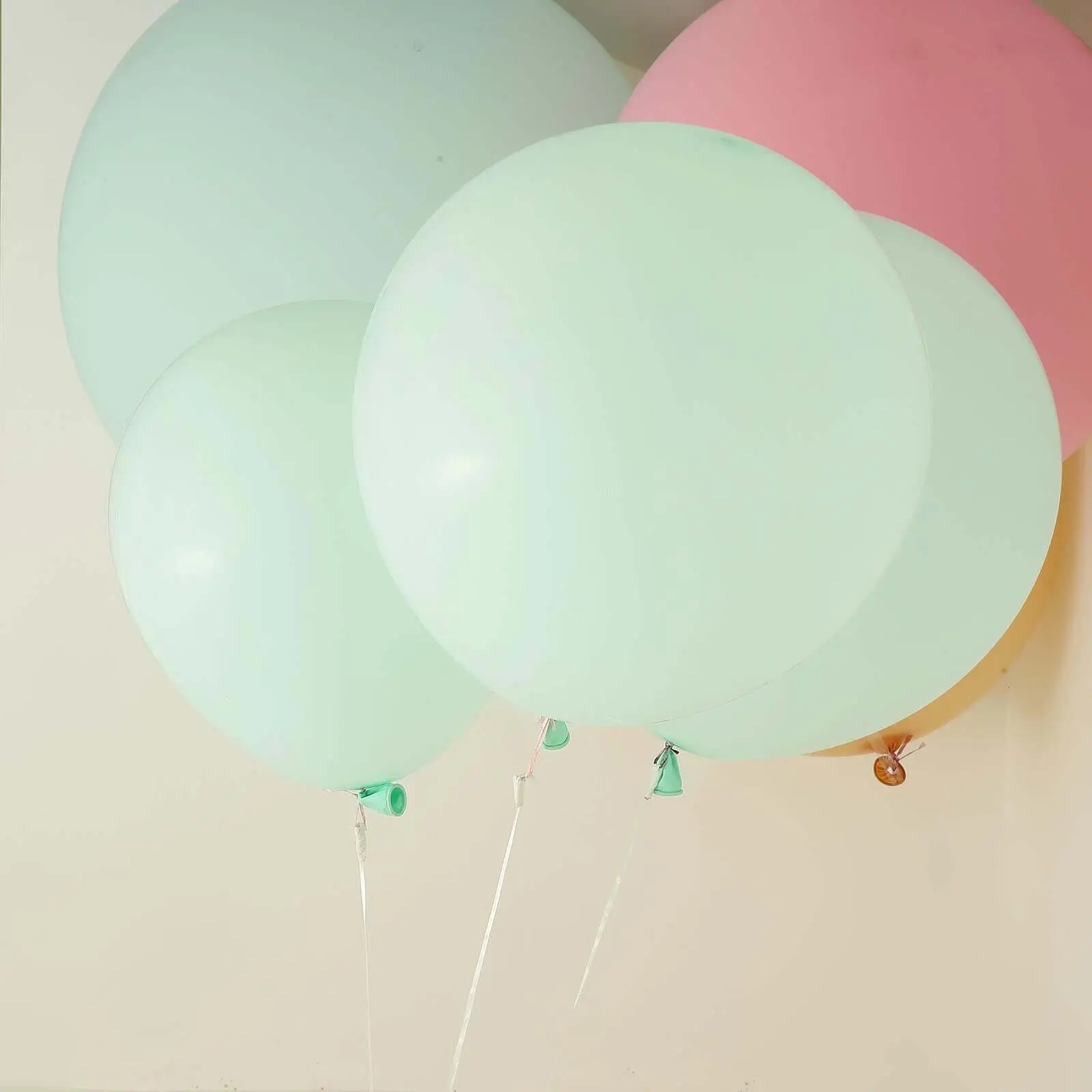 10-Pack 18 Inches Matte Pastel Seafoam Latex Party Balloons, Helium or Air Fillable, for Ceiling Decoration, Balloon Decor, Hanging Decor, Birthday Themes