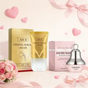 JAYSUING Valentine's Day  Skincare Gift Anti Wrinkle Skincare Set Electric Massage Eye Cream and Tightening AH-8 Neck Cream, used for fine lines and moisturizing electric massage, moisturizing and lightening lines in one step