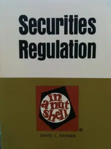 USED-Securities regulation in a nutshell (American Casebooks) by David L Ratner (Paperback)