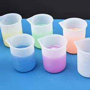 Silicone Measuring Cup Set, 6 Counts/set Non-stick Measuring Cup, Baking Measuring Cups, Baking & Cooking Tool, Kitchen Accessories, Kitchen Gadgets, Utensils, Kitchenware, Measure Cups
