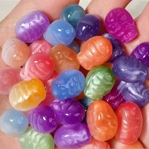 #3 20pc Color Changing Catseye Milkyway Fish Bead