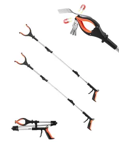 VEVOR Grabber Reacher Tool 43" Heavy Duty Long Grabber Tool Foldable Pick Up Stick