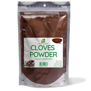Herb To Body Clove Powder for Cooking, Baking & Tea – 4 oz (113 g)