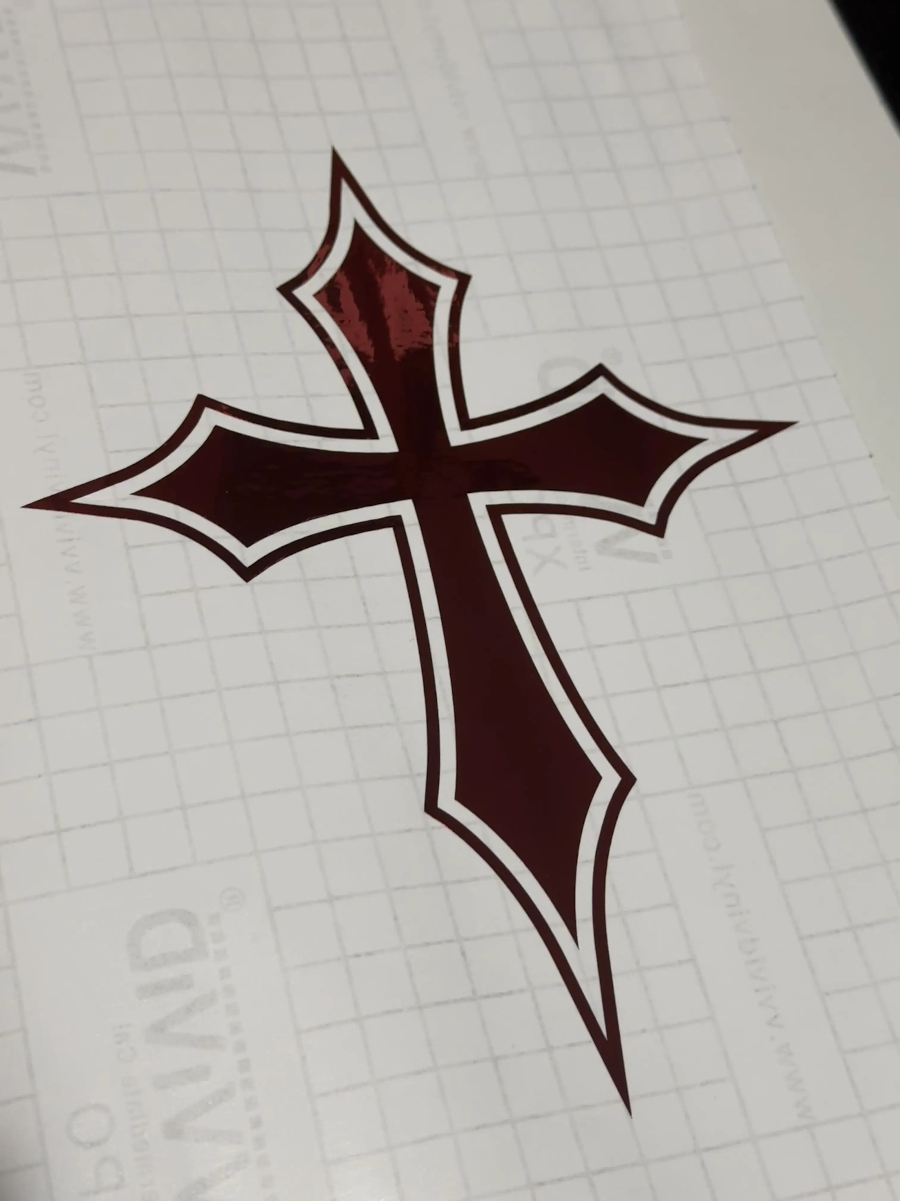Cross Decal 8 x 6 - Durable and Weather Resistant st iker car sticker car decal window decal Jesus Christ, Stickers For Cars, Automobile Decals