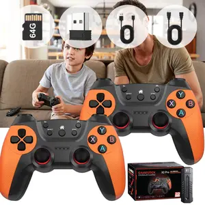 2026 Upgraded Retro Vintage Game Console, Super Console X2 Pro Nostalgic Game Stick, Compatible with 9 Classic Emulators, 1200+ Games Plug and Play, Dual 2.4G Wireless Controllers Handheld Game Stick, Premium Gift, Ideal Choice for Entertainment