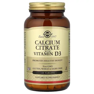 Solgar Calcium Citrate with Vitamin D3, 120 Tablets Solgar Calcium Citrate with Vitamin D3, 120 Tablets