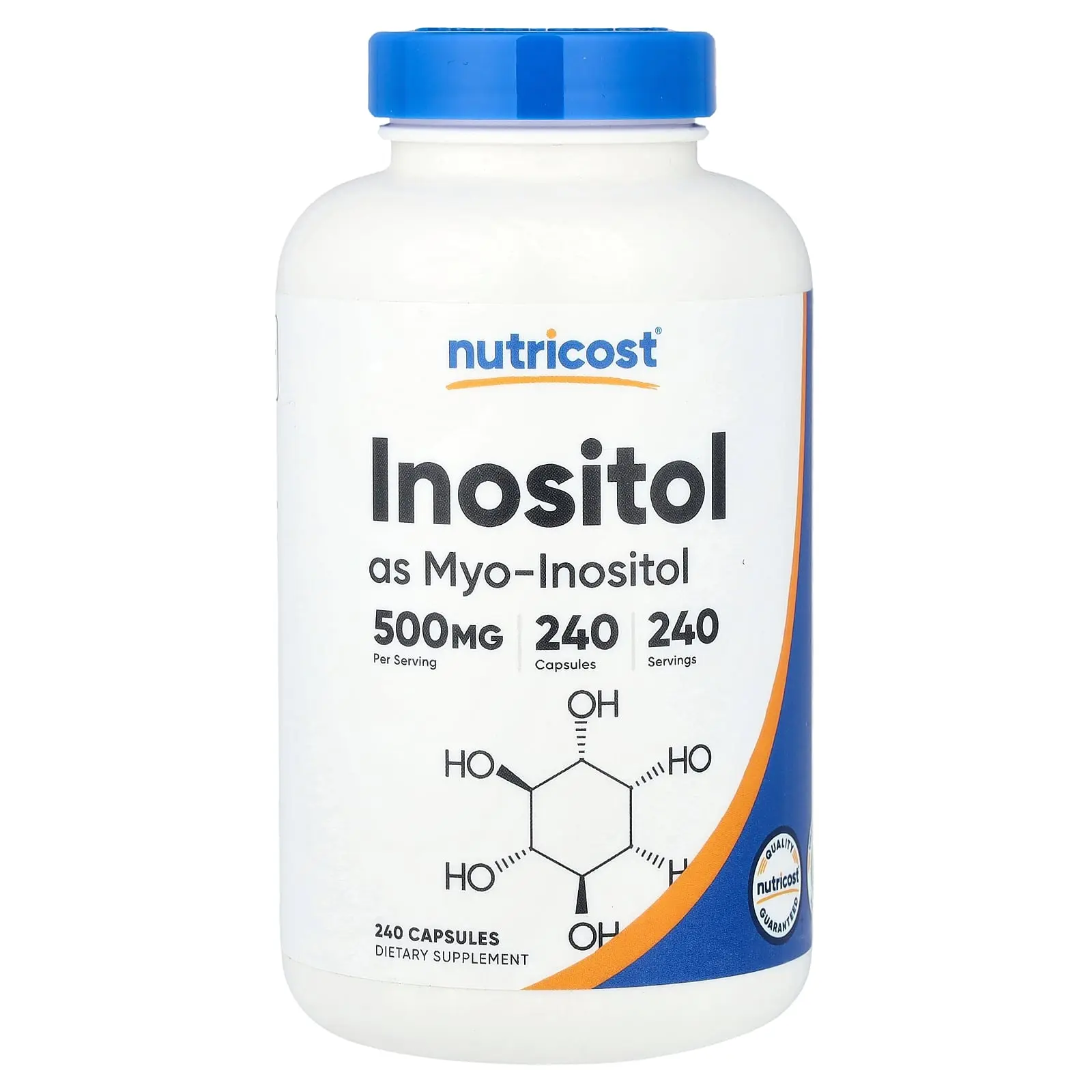 Nutricost Inositol, 500 mg, 240 Capsules Nutricost Inositol, 500 mg, 240 Capsules