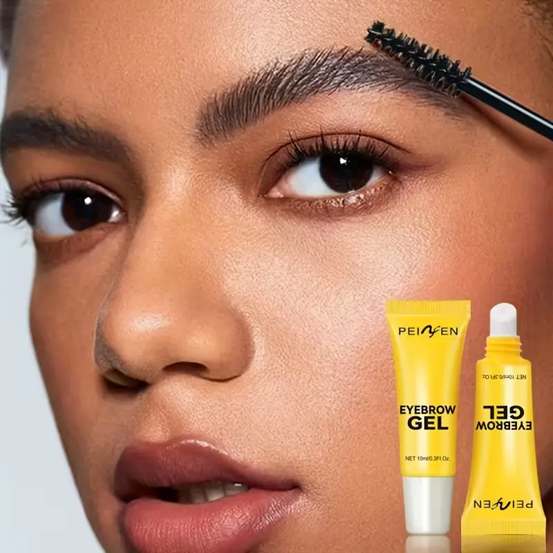 Brow Lamination Gel with Brush,Suitable for All Skin Types, Powerful Styling Gel for Wild Brows, Precisely Sculpted Brows, Eyebrow Gel Makeup, Brow Gel Clear