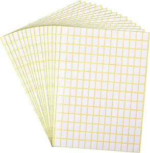 2940 Pcs Matte Small White Labels Stickers Blank Labels Removable Price Tags Labels Stickers for Jars Boxes File Folders Envelopes School Office Kitchen (13 X 9 Mm) Sliverdew