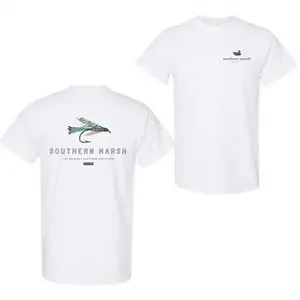 Southern Marsh Fishing Lure T-Shirt, Outdoor Angler Graphic Tee for Men Women, Southern Style Cotton Shirt, Gift for Boyfriend, Clothing Merch, Men’s T-Shirts, Summer T-Shirts Trendy Shirt, Vintage Tees