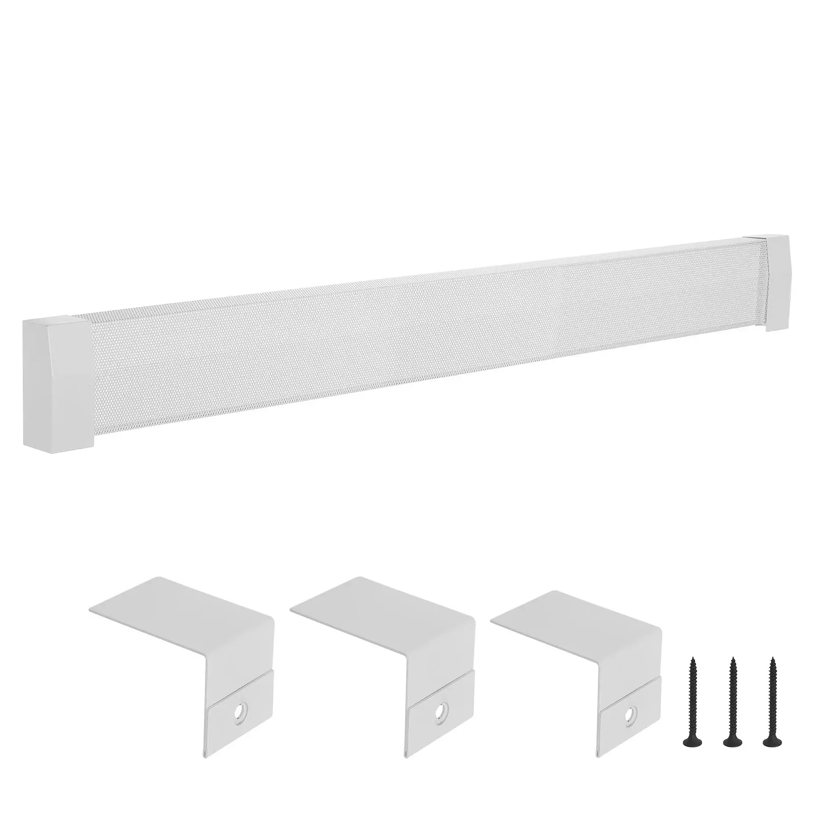 【Summerfinds】VEVOR Baseboard Heater CoversPremium Series 6 ft Standard Electric Heating Unit Front Cover for Home ImprovementHeavy-duty SteelEasy Installation for Bedroom Replacing Old CoverWhite