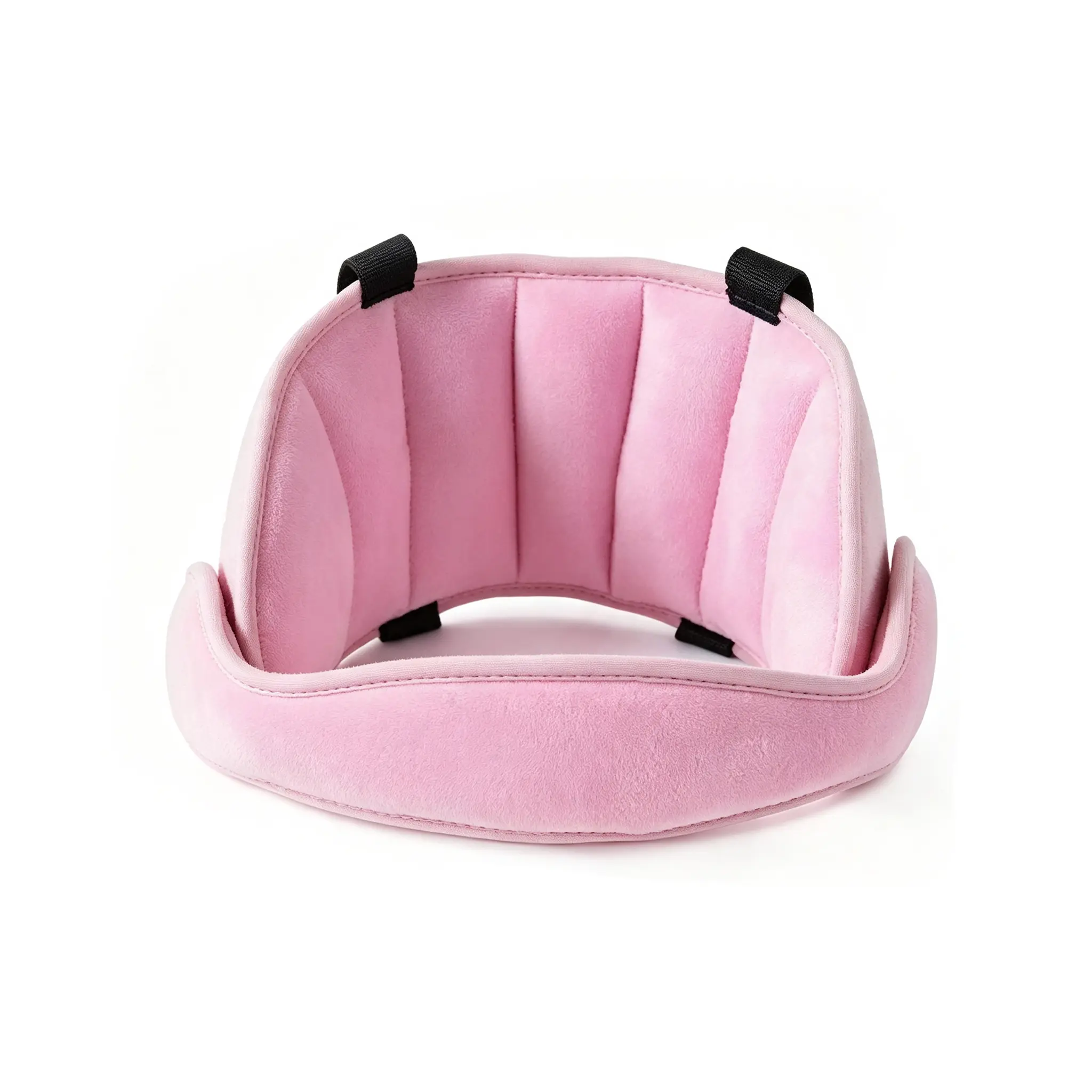 Kids Soft Plush U Shaped Travel Neck Pillow Fixed Strap Ergonomic Neck Support Cushion For Airplane Car Road Trip Child Nap Pillow Portable Head Rest Relieve Neck Fatigue For Toddlers Children Daily Rest Pink Kids Travel Accessory