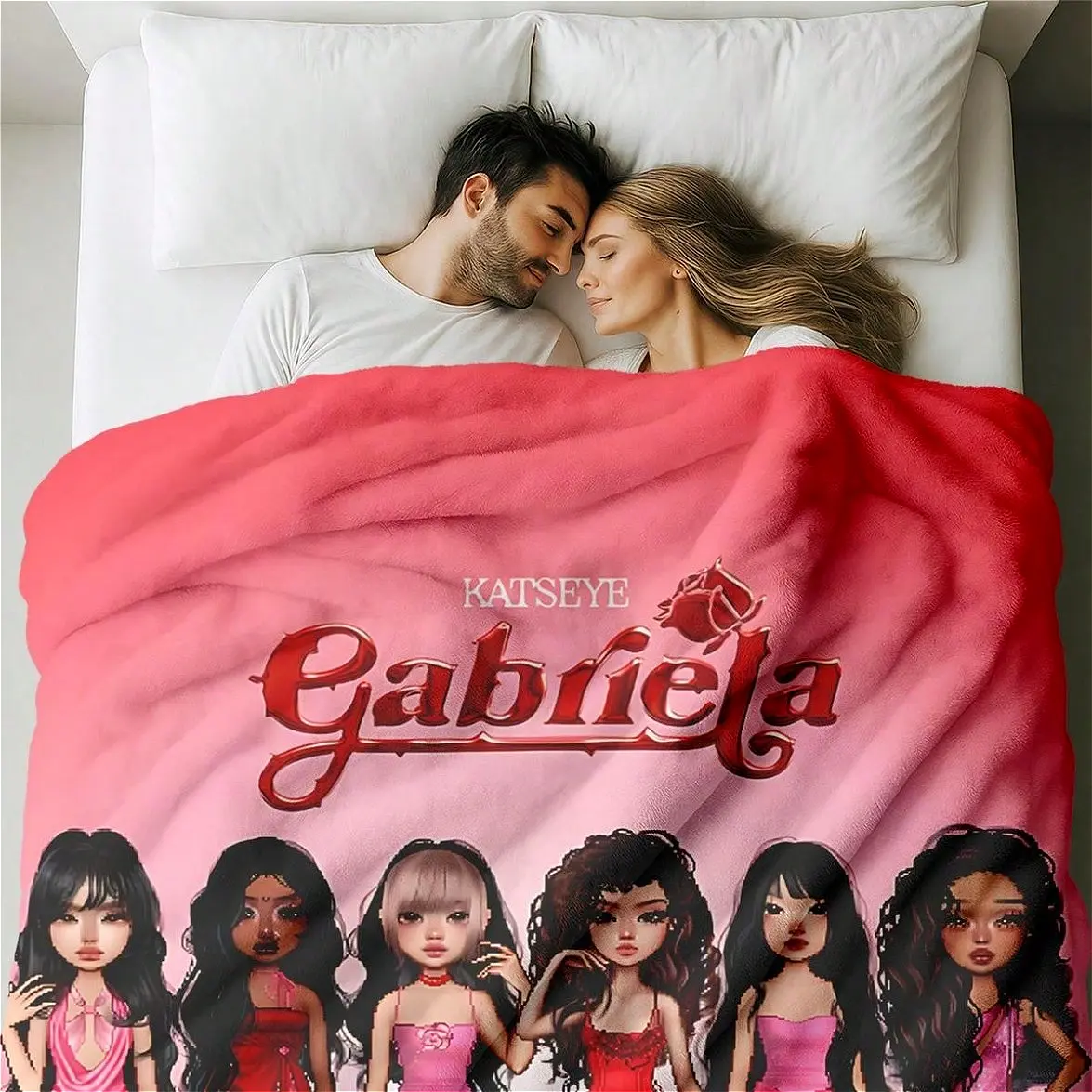 その他 USED BLANKET 1pc Katseye Idol Combination Gabriela Theme Blanket, Idol Image