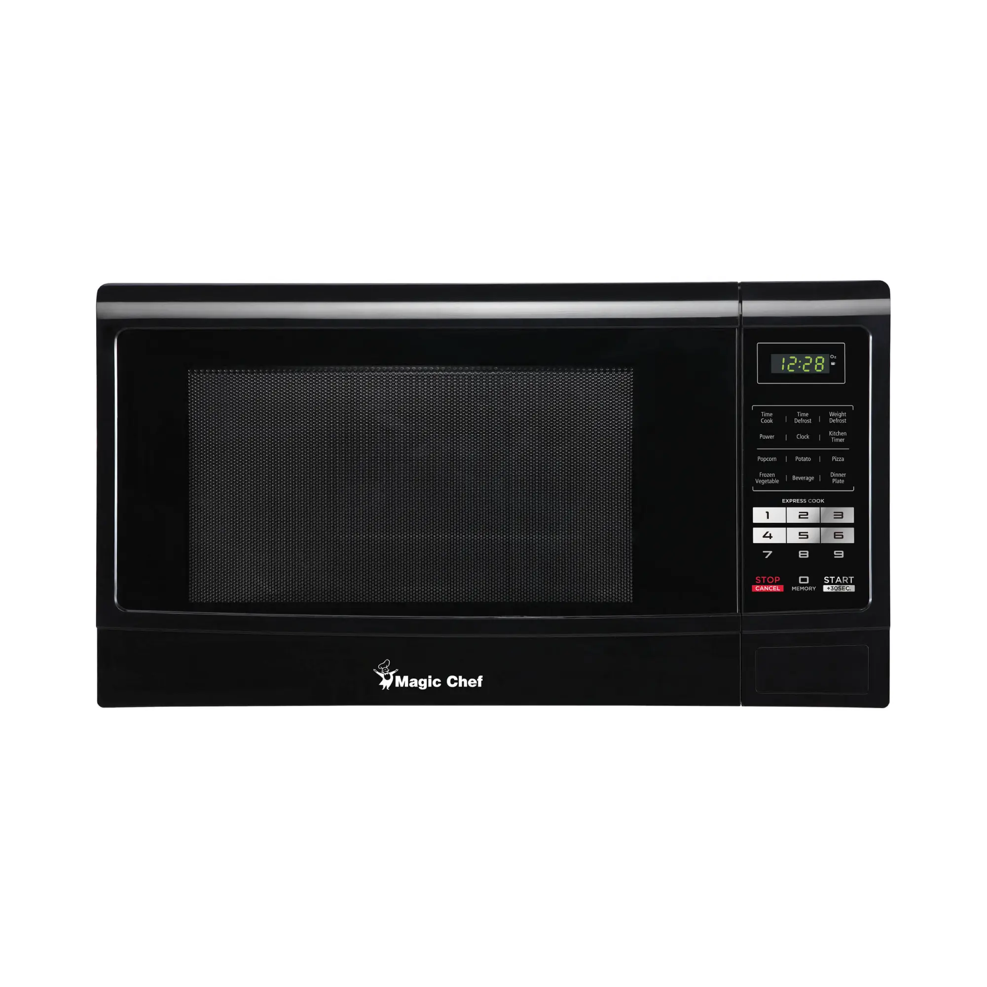 Magic Chef Countertop Microwave Oven with 6 Cook Modes & 11 Power Levels, Black Magic Chef Countertop Microwave Oven with 6 Cook Modes & 11 Power Levels, Black