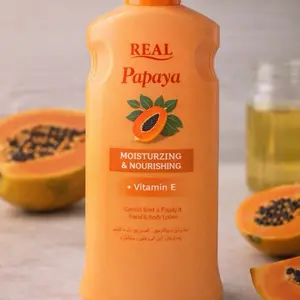 Papaya Extract Body Lotion with Vitamin E Moisturizing & Glow for Soft & Radiant Skin