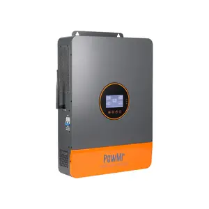 PowMr 12KW Split Phase 48V to 120V/240V AC Solar Inverter with 200A MPPT Charge Controller for 48V Lithium Batteries Supports Up to 6 Units Parallel Operation Dual Output Modes