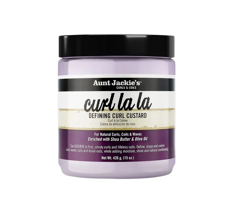 Curl Defining Custard with Shea Butter & Olive Oil, Lightweight & Hydrating Styling Gel for Thickening and Frizz Control, Unisex Haircare, 15 oz, Curl Thickening, Frizz Free Styling, Curly Coils, Natural Curls