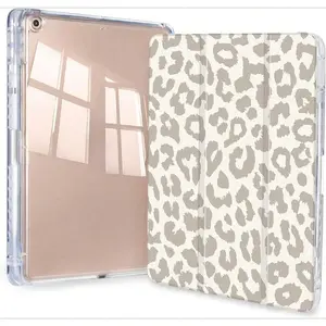 This leopard-patterned, foldable, non-slip TPU protective case features an adjustable stand and pencil holder , and is suitable for Samsung, iPad mini, iPad Air, iPad Pro/iPad 10th and 11th generation iPads.