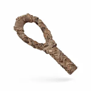 Fino Charro Natural Rawhide Cuero Crudo Hondilla Soga Cowboy Lariat