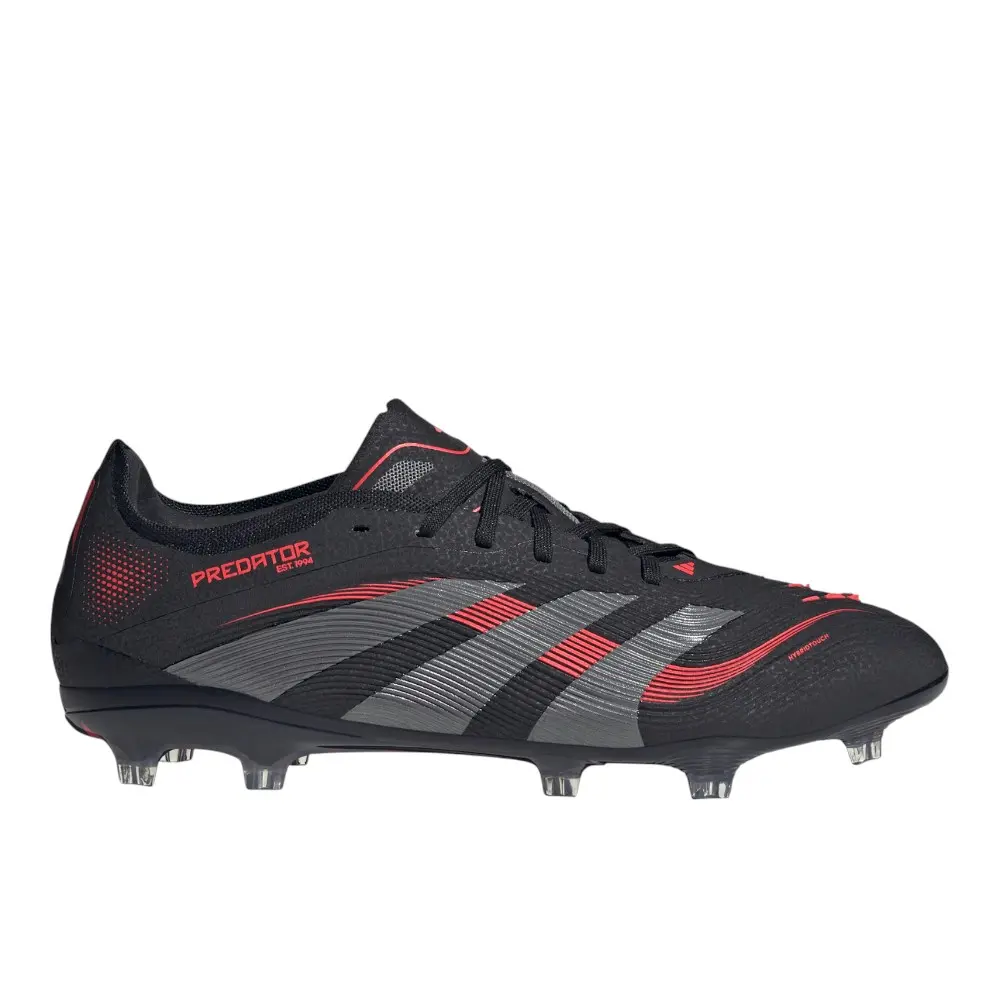 adidas Mens Predator Pro Firm Ground Soccer Cleats - Black, Grey adidas Mens Predator Pro Firm Ground Soccer Cleats - Black, Grey