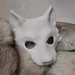 Fursuit Therian Headbase 3d printed Fox or Wolf mask.