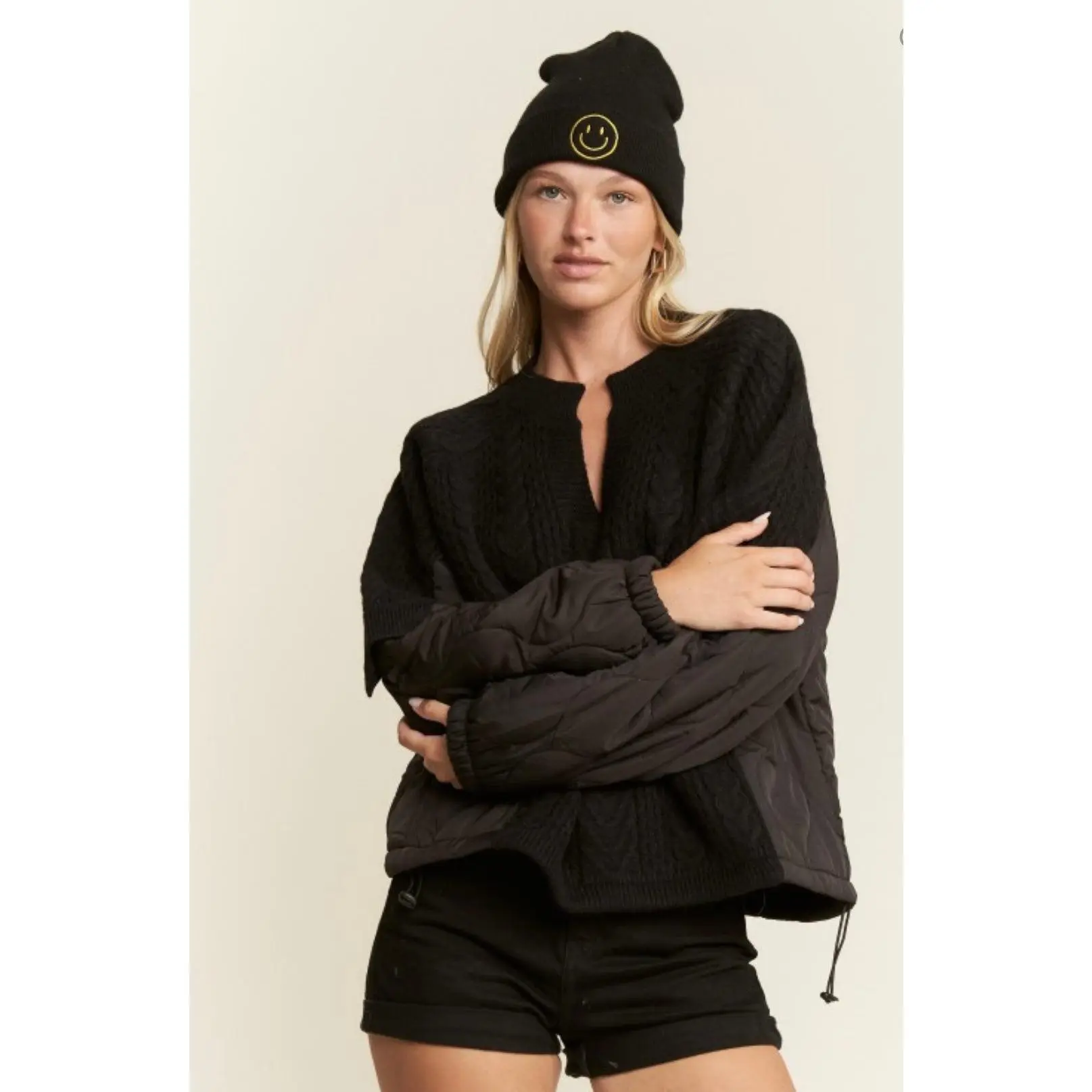 Jane Crochet Puffer Sweater