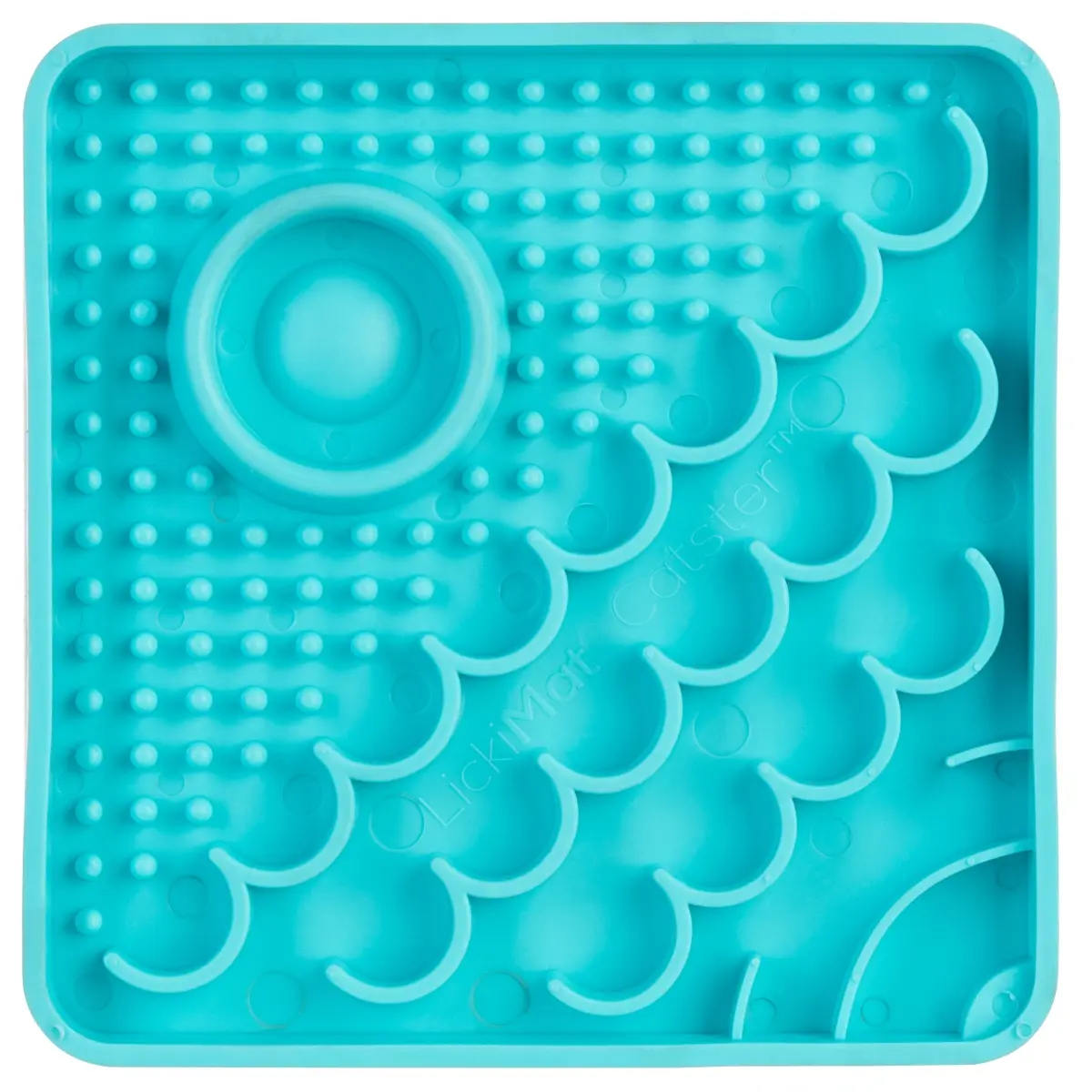 Innovative Pet Products 136395 Turquoise Cat Feeder