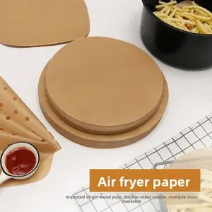 Round Parchment Paper, 50/100/200pcs Non-stick Precut Cake Pan Parchment Liner, Bakeware, Baking Supplies, Baking Paper for Baking, Grilling, Steaming, Air Fryer, Microwave