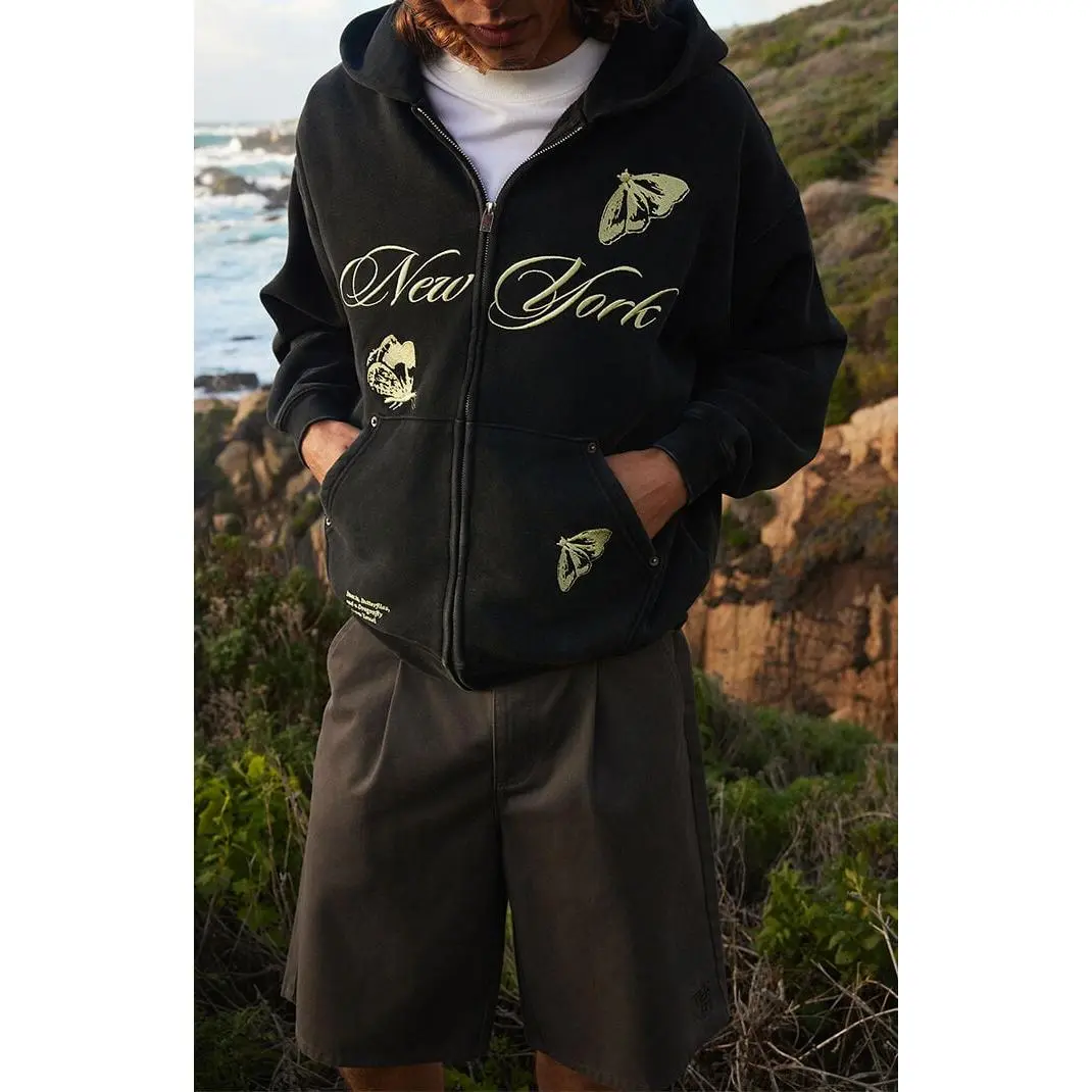 The Met Men's x Pacsun Uniform Bermuda Pleated Baggy Shorts