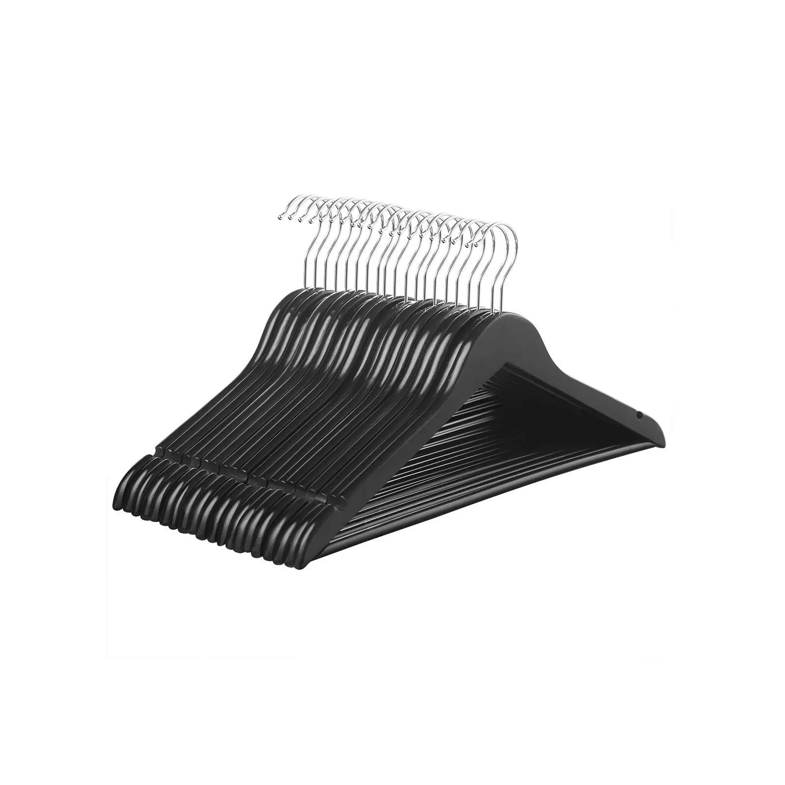 20-Pack Coat Hangers with Shoulder Notches