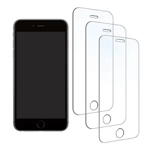 3pcs Qixxronics for Apple iPhone SE (2020, 2nd Generation)/ iPhone 8 / iPhone 7 Screen Protector Case-Friendly HD Clear Glass Film Protector Cover for iPhone